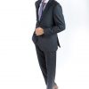 Italy Direct Modern Fit Charcoal Grey Two Piece Suit B-Charcoal 2 Italy Direct Modern Fit Charcoal Grey Two Piece Suit B-Charcoal