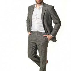 Italy Direct Shop Men's Modern Fit Dark Grey Two Piece Suit B-ITA-20P4