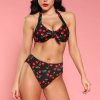 Italy Direct Swimwear Sweet Cherry High Waisted Bikini
