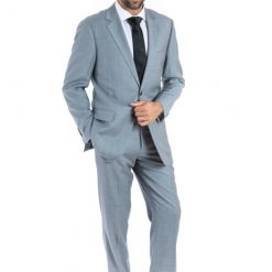 Italy Direct Modern Fit Lite Grey Two Piece Suit B-Lite Grey Shop Men's