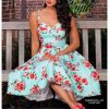 Marisol Blue Floral 1950's Swing Dress By Stop Staring!