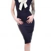 Newport 1950's Navy Fitted Dress By Stop Staring!
