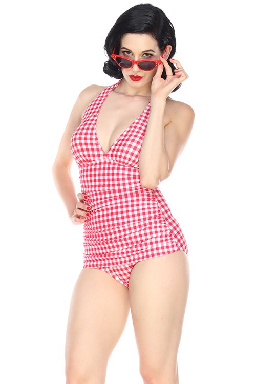 Italy Direct Picnic Ruched Halter Swimwear 3 Italy Direct Picnic Ruched Halter Swimwear