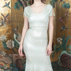 Silver Screen 1920's Fitted Cocktail Dress By Stop Staring!