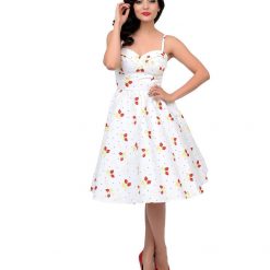 Strawberry Blossom 1950's Retro Swing Dress By Stop Staring!