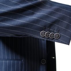 Italy Direct Classic Fit Blue Stripe Two Piece Suit ST-PR20-7 Shop Men's