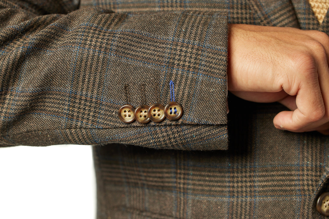 Italy Direct Modern Fit Brown Check Three Piece Suit B-3P-603 5 Italy Direct Modern Fit Brown Check Three Piece Suit B-3P-603