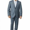 Italy Direct Modern Fit Slate Blue Two Piece Suit B-600 Shop Men's