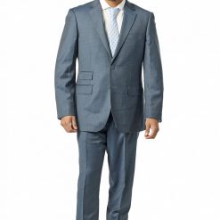 Italy Direct Modern Fit Slate Blue Two Piece Suit B-600 Shop Men's