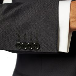 Italy Direct Shop Men's Slim Fit Midnight Zig Zag Two Piece Suit GB-329