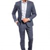 Italy Direct Slim Fit Denim Stretch Two Piece Suit GB-ITA-10 Shop Men's 1 Italy Direct Slim Fit Denim Stretch Two Piece Suit GB-ITA-10 Shop Men's