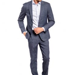 Italy Direct Slim Fit Denim Stretch Two Piece Suit GB-ITA-10 Shop Men's