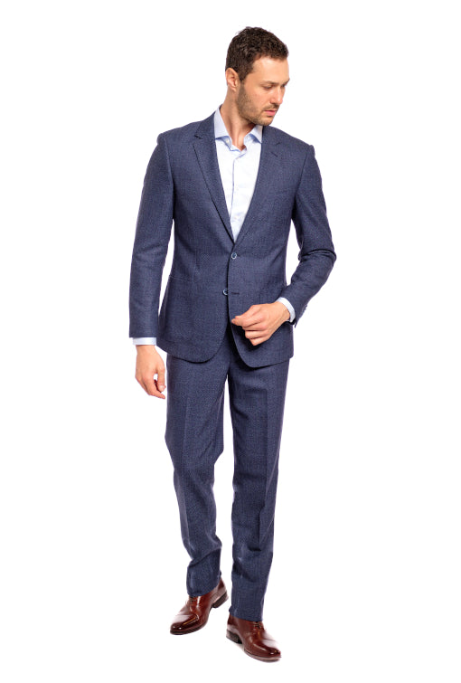 Italy Direct Slim Fit Blue Ziggy Two Piece Suit GB-GUA-3 Shop Men's 3 Italy Direct Slim Fit Blue Ziggy Two Piece Suit GB-GUA-3 Shop Men's