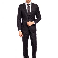 Italy Direct Slim Fit Black Art Two Piece Suit GB-VBC-1 Shop Men's