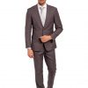 Italy Direct Slim Fit Birdseye Two Piece Suit GB-ITA-6 Shop Men's