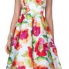 Sunshine 1950's Sateen Floral Swing Dress By Stop Staring! Shop Women's